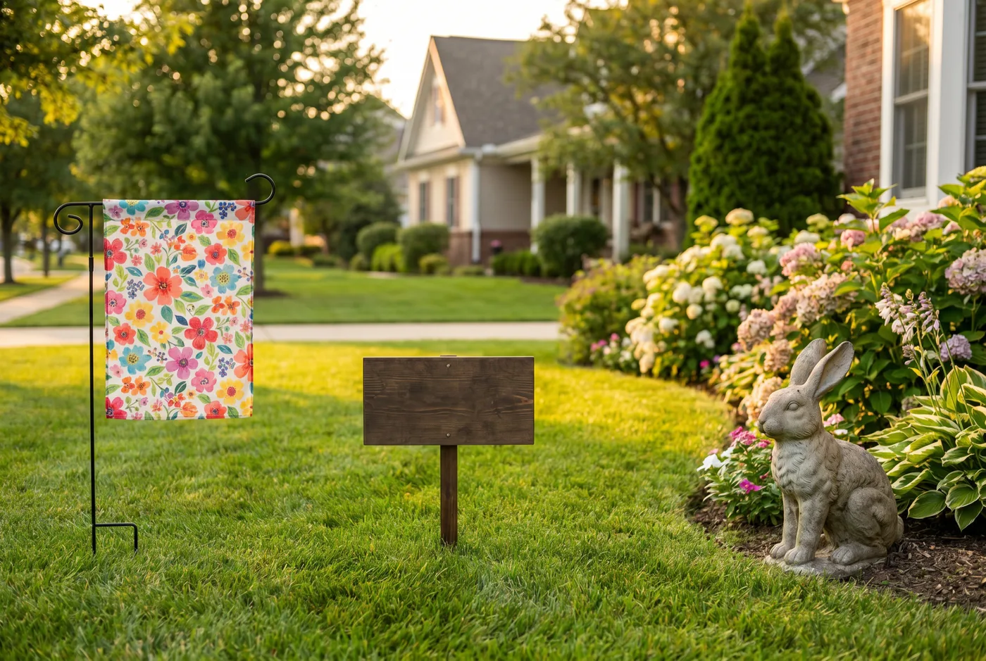 Garden Flag vs. Yard Sign vs. Lawn Statue: Choosing Outdoor Decor